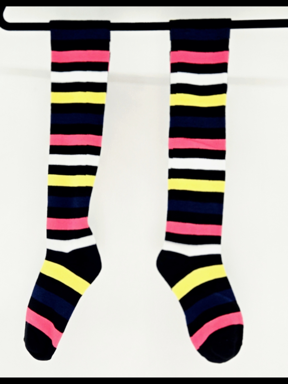 NEW! 🌈🧦Rainbow Striped HIGH SOCKS PRIDE & SOLIDARITY CUTE RETRO FUN ONE SIZE - Picture 6 of 9